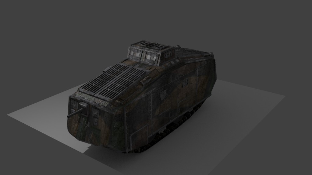 A7V Sturmpanzerkampfwagen [WW1 German Tank] preview image 1